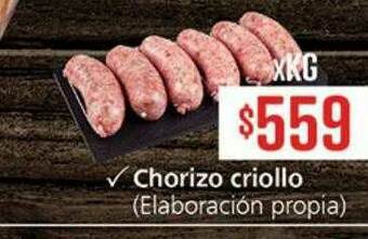 Supermercados Aiello Chorizo Criollo oferta