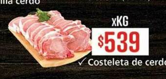 Supermercados Aiello Costeleta De Cerdo oferta