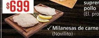 Supermercados Aiello Milanesa De Carne oferta