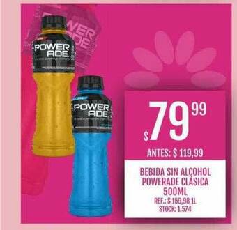 Supermercados Todo Bebida Sin Alcohol Powerade Clasica oferta