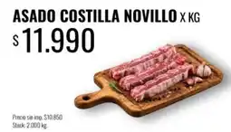 Super MAMI Asado costilla novillo oferta