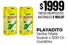 Diarco Playadito - yerba mate suave x 500 gr. cód:18094 oferta