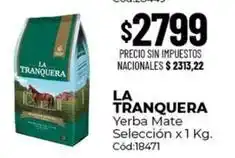 Diarco La tranquera - yerba mate selección x 1 kg. cód:18471 oferta