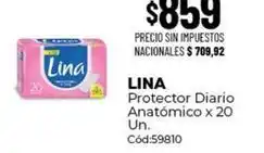 Diarco Lina - protector diario anat3mico x 20 un. c3d:59810 oferta