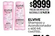 Diarco Elvive - shampoo y acondicionador x 400 ml. cód:27332 oferta