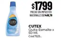 Diarco Cutex - quita esmalte x 50 ml. cód:7525 oferta