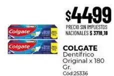 Diarco Colgate - dentífrico original oferta