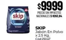 Diarco Skip - jabón en polvo x 2.5 kg. cód:25047 oferta