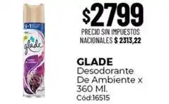 Diarco Glade - desodorante de ambiente x 360 ml. c	ext{ó}d:16515 oferta