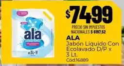 Diarco Ala - jabón líquido con ecolavado d/p x 3 lt. cód:16889 oferta