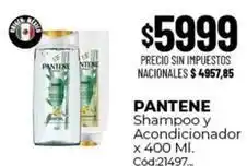 Diarco Pantene - shampoo y acondicionador x 400 ml. cód:21497 oferta