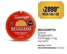 Diarco Reggianitto queso reggianitto formagge x kg cód: 40670 oferta
