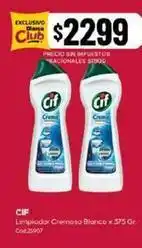 Diarco Cif - limpiador cremoso blanco x 375 gr. cód. 25907 oferta