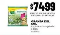 Diarco Granja del sol - espinaca congelada x 1 kg oferta
