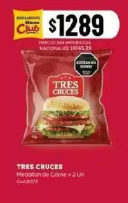 Diarco Tres cruces - medallon de carne oferta