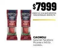 Diarco Cagnoli - salchichón tandilero picante x 145 gr. cód:26634 oferta