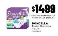 Diarco Doncella - toallas nocturna x 8 un c ext{ó}d59826 oferta