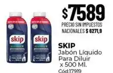 Diarco Skip - jabón líquido para diluir x 500 ml. cód:17919 oferta