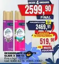Maxiconsumo Glade - desodorante ambiente glade x 360 cc oferta