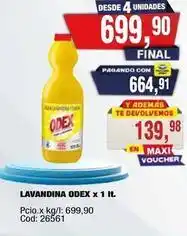 Maxiconsumo Odex - lavandina oferta