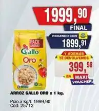 Maxiconsumo Gallo - arroz gallo oro x 1 kg oferta