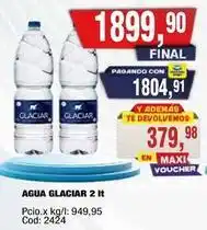 Maxiconsumo Glaciar - agua glaciar 2 lt oferta