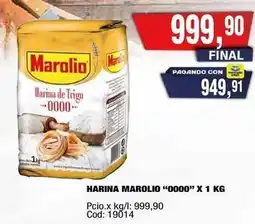 Maxiconsumo Marolio - harina de trigo 0000 x 1 kg oferta