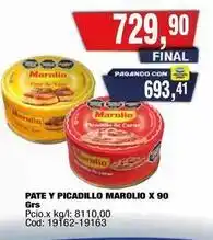 Maxiconsumo Marolio - pate y picadillo marolio x 90 grs oferta