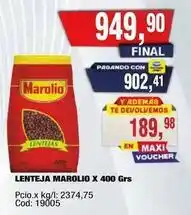 Maxiconsumo Marolio - lenteja oferta