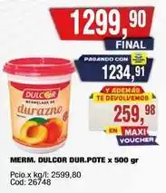 Maxiconsumo Dulcor - merm. dur.pote oferta
