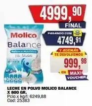 Maxiconsumo Vida - leche en polvo balance oferta