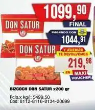 Maxiconsumo Don satur - bizcoch oferta