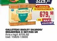 Maxiconsumo Hogareñas - galletitas bagley salvado/hogareñas x 507/555 gr oferta