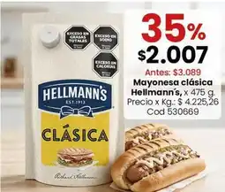 Coto Hellmann's - mayonesa clásica oferta