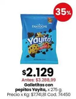 Coto Fantoche - galletitas con pepitas oferta