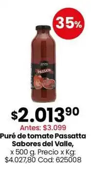 Coto Sabores del valle - pur de tomate passatta oferta