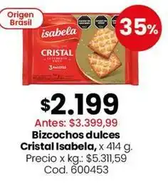 Coto Origen - bizcochos dulces cristal oferta