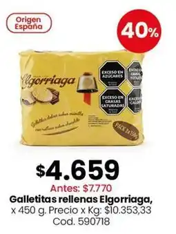 Coto Origen - galletitas rellenas oferta