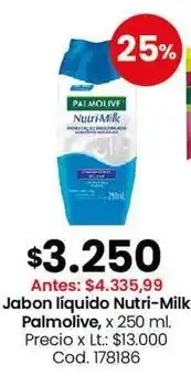 Coto Palmolive - jabón líquido nutri-milk oferta
