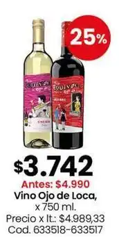 Coto Vino ojo de loca oferta