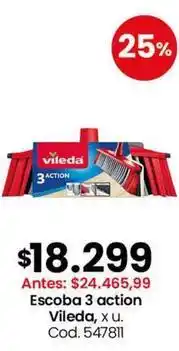 Coto Vileda - escoba 3 action oferta