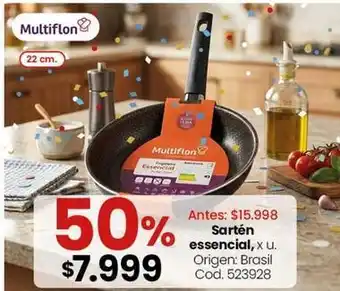 Multiflon - sartén esencial, x u. cod. 523928