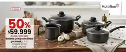 Coto Multiflon - bateria de cocina linea gourmet, x 4 u oferta