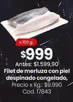 Coto Filet de merluza con piel despinado congelado oferta