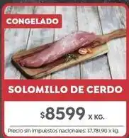 Jumbo Solomillo de cerdo oferta