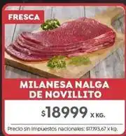 Jumbo Milanesa nalga de novillito oferta