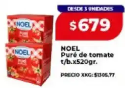 Supermayorista Vital Noel puré de tomate oferta