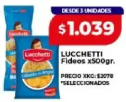Supermayorista Vital Lucchetti fideos oferta