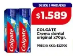Supermayorista Vital Colgate crema dental original oferta