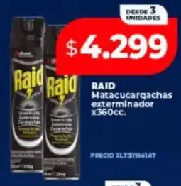 Supermayorista Vital Raid matacucarachas exterminador oferta